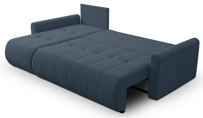 Narożnik Primo w tkaninie WIND z funkcją spania i pojemnikiem na pościel