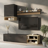 Czarny / Dąb Artisan