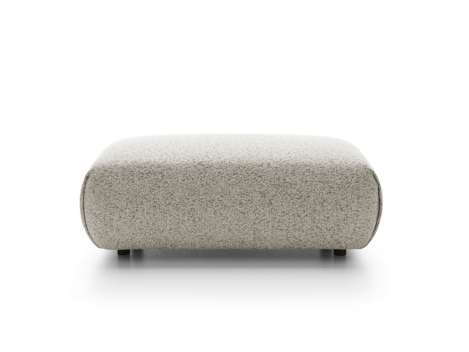 Pufa do narożnika VERNIO Puente 06 Chłodny Beż Greige plecionka z bawełną