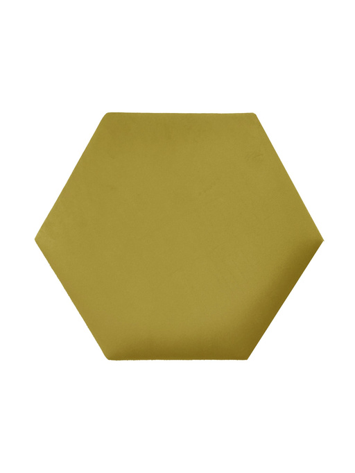 Panel tapicerowany heksagon 50cm Magic Velvet 2234 (Żółty)