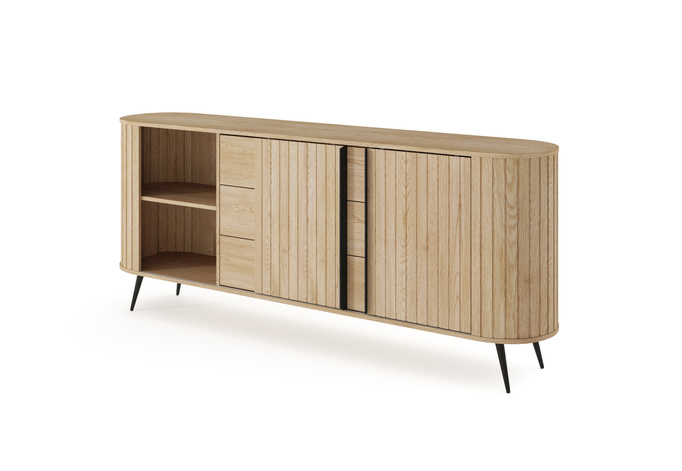 Komoda LOVI 196 cm Dąb Cremona