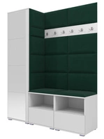 Biały \ Butelkowa zieleń (Trinity 28)