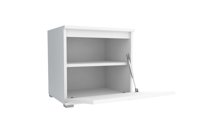 Tapicerowana garderoba Noris VI z lustrem - czarny + tkanina Trinity 01