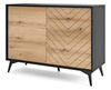 Dwudrzwiowa komoda Diamond K104 w stylu skandynawskim