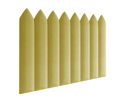 Panel tapicerowany płotek szpiczasty 110x30 Magic Velvet 2234 (Złoty)