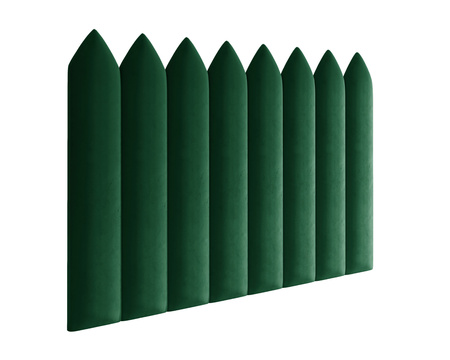 Panel tapicerowany płotek szpiczasty 80x15 Magic Velvet 2225 (Butelkowa zieleń)