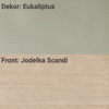 Komoda Silva KSZD-158 w kolorze Eukaliptus + Jodełka Scandi