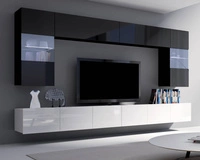 Czarny + Czarny połysk / Biały + Biały Połysk \ Bez oświetlenia