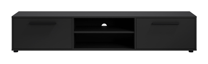 Szafka RTV Modena 190cm kolor: Czarny