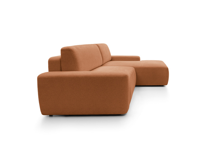 Narożnik OLMI M prawostronny Raven 44 terakota ceglasty styl soft