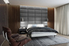 Panel tapicerowany 30x15 Fancy 90 (Szary)