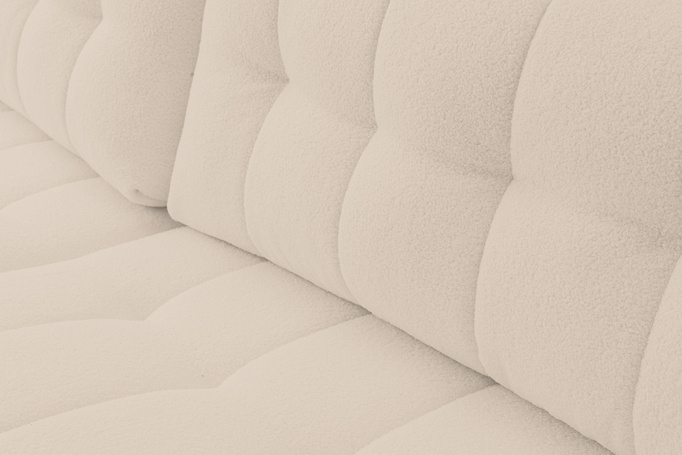 Narożnik Palermo w tkaninie BRAVO z funkcją spania i pojemnikiem na pościel