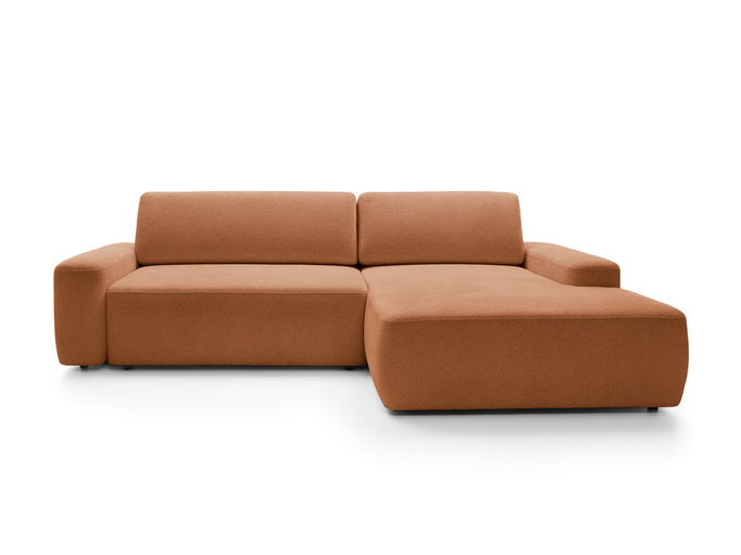 Narożnik OLMI M prawostronny Raven 44 terakota ceglasty styl soft