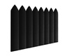 Panel tapicerowany płotek szpiczasty 90x30 Magic Velvet 2219 (Czarny)