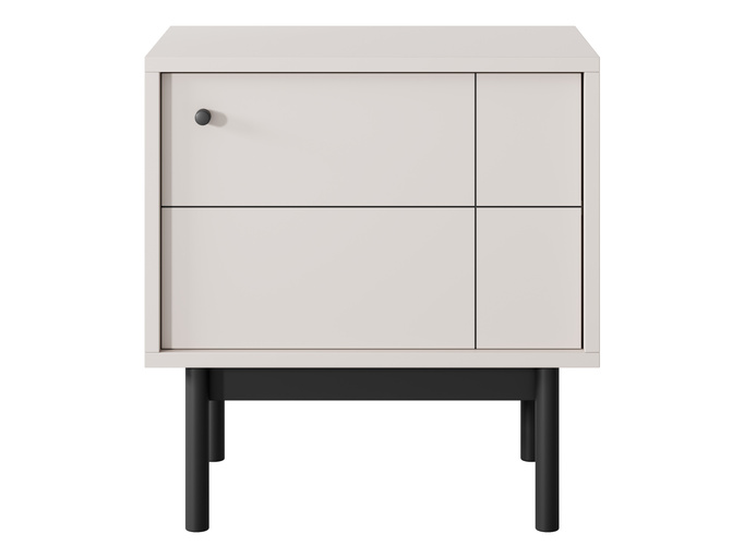 Stolik nocny Sora S54 w kolorze cashmere