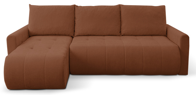 Narożnik Primo w tkaninie WIND z funkcją spania i pojemnikiem na pościel