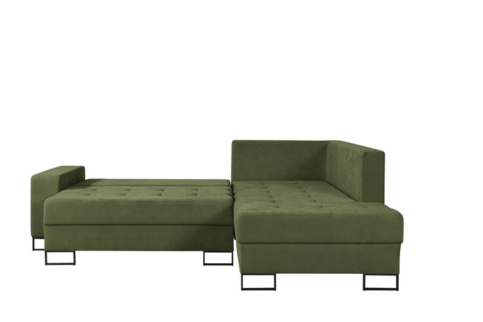 Narożnik TREVI prawostronny Wind 34 zielony szenil funkcja spania