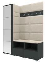 Grafit \ Kremowy (Trinity 01)