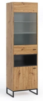 Dąb Artisan / Czarny