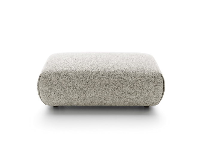 Pufa do narożnika VERNIO Puente 06 Chłodny Beż Greige plecionka z bawełną