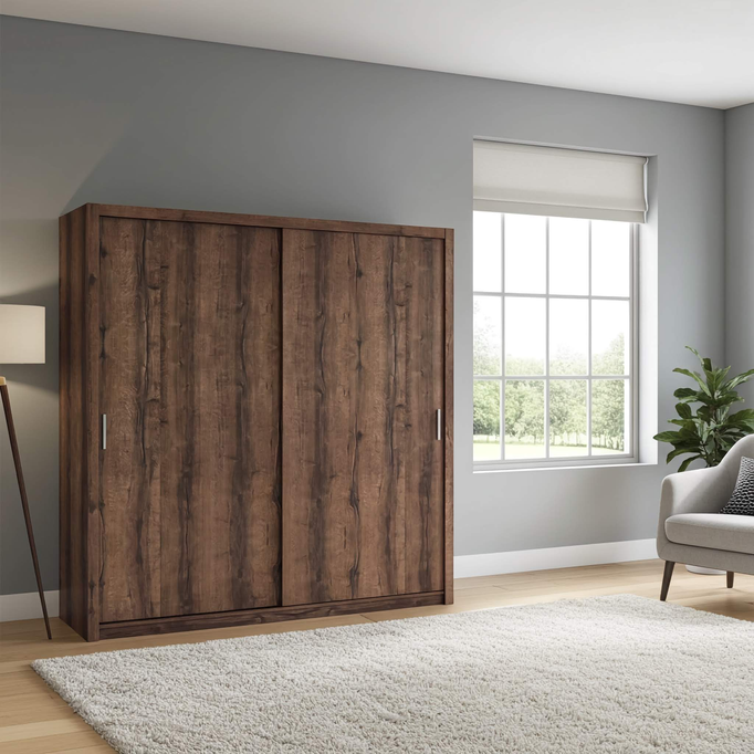 Szafa przesuwna Tamiza 220 cm dąb monastery 