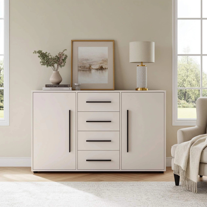 Komoda Modena K2D4SZ 150cm w kolorze cashmere