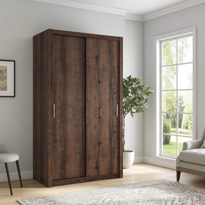 Szafa przesuwna Tamiza 120 cm dąb monastery