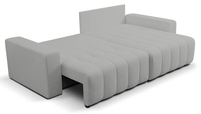 Narożnik Palermo w tkaninie BRAVO z funkcją spania i pojemnikiem na pościel