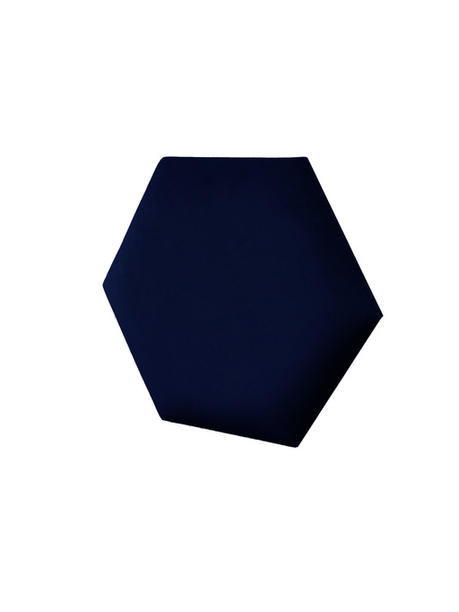 Panel tapicerowany heksagon 40cm Magic Velvet 2216 (Granatowy)