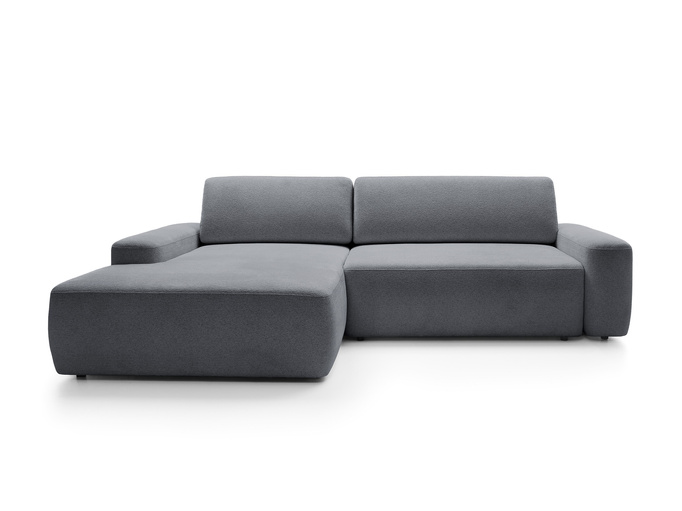  Narożnik OLMI M lewostronny Raven 18 grafitowy ciemny szary styl soft