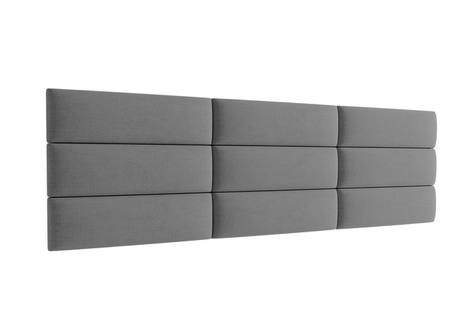 Panel tapicerowany 50x15 Fancy 90 (Szary)