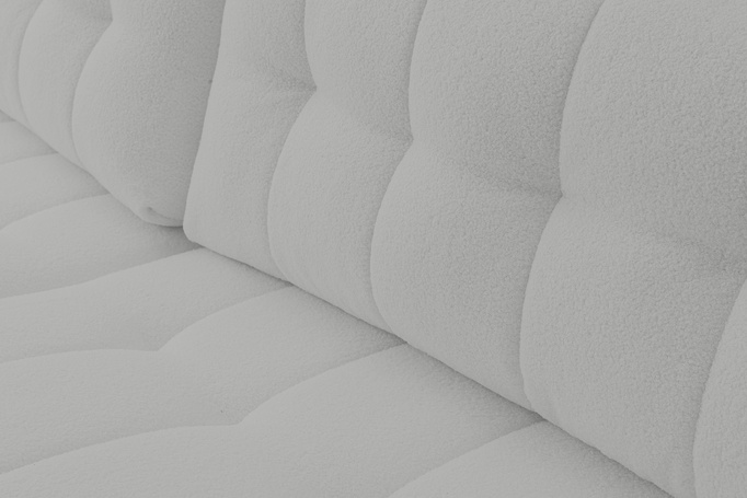 Narożnik Palermo w tkaninie BRAVO z funkcją spania i pojemnikiem na pościel