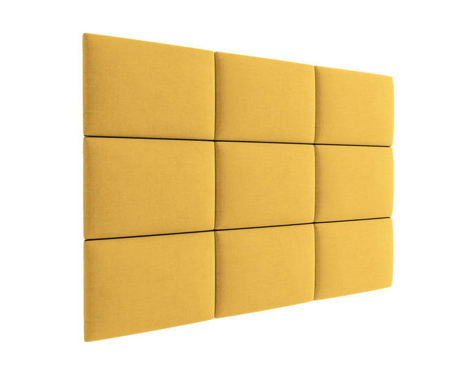 Panel tapicerowany 40x30 Mono 236 (Żółty)