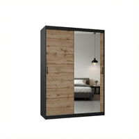 Szafa przesuwna MIRANO 150 cm dąb wotan – wysoka 215 cm, styl Loft