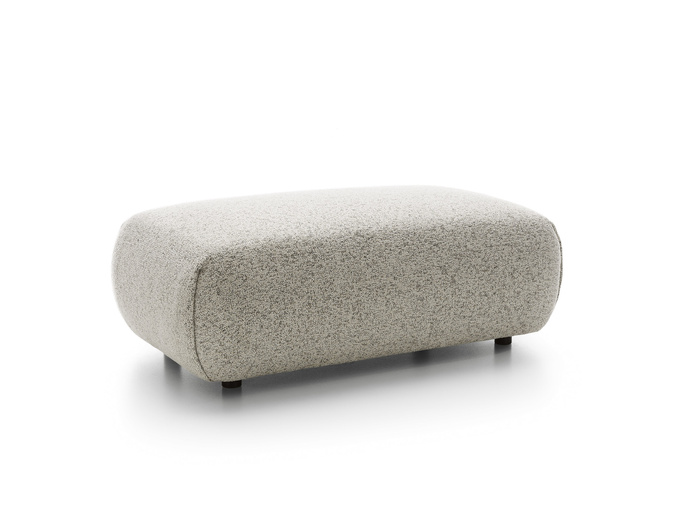 Pufa do narożnika VERNIO Puente 06 Chłodny Beż Greige plecionka z bawełną