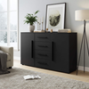 Czarna komoda Modena K2D4SZ 150cm