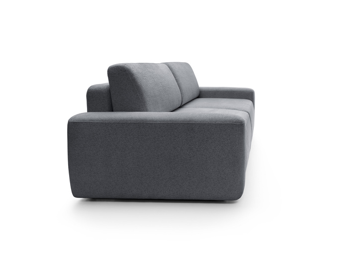 Sofa OLMI Raven 18 Grafitowa Ciemny Szary do salonu nowoczesna