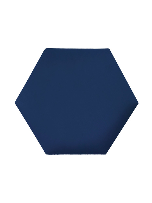 Panel tapicerowany heksagon 40cm Magic Velvet 2203 (Błękit pruski)