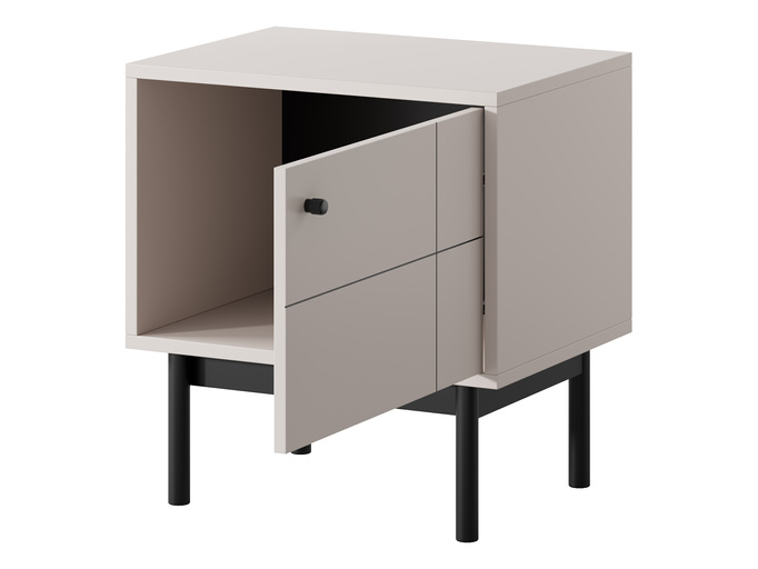 Stolik nocny Sora S54 w kolorze cashmere