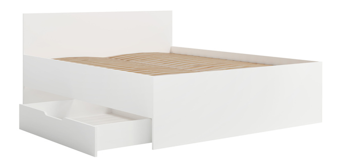 Łóżko Modena 160cm w kolorze białym