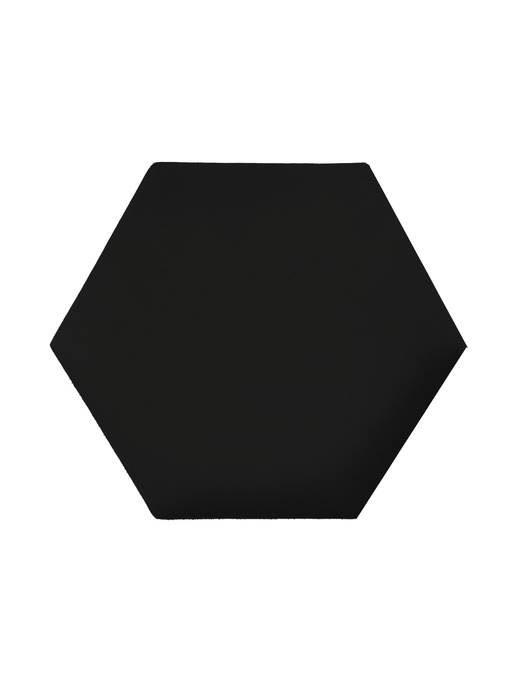 Panel tapicerowany heksagon 40cm Magic Velvet 2219 (Czarny)