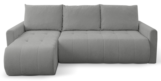 Narożnik Primo w tkaninie WIND z funkcją spania i pojemnikiem na pościel