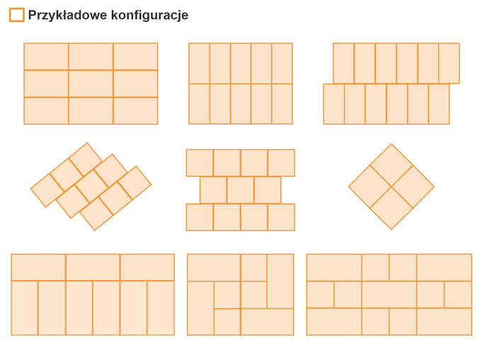 Panel tapicerowany 70x30 Mono 227 (Butelkowa zieleń)