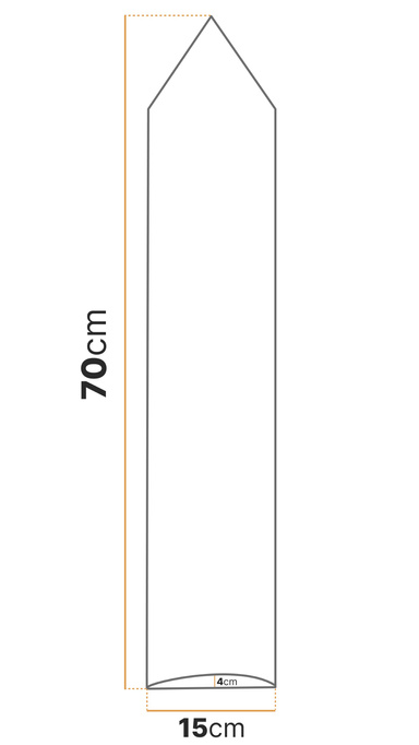 Panel tapicerowany płotek szpiczasty 70x15 Magic Velvet 2206 (Kawa z mlekiem)