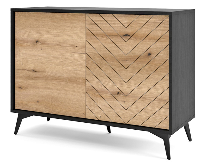 Dwudrzwiowa komoda Diamond K104 w stylu skandynawskim