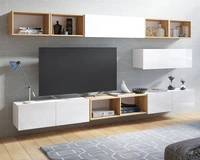 Biały + Biały Połysk / Dąb Złoty