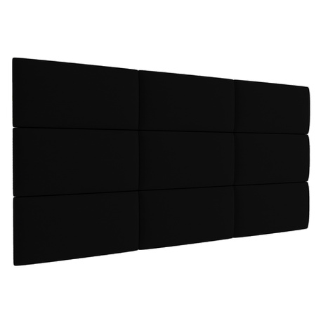 Panel tapicerowany 60x20 Mono 248 (Czarny)