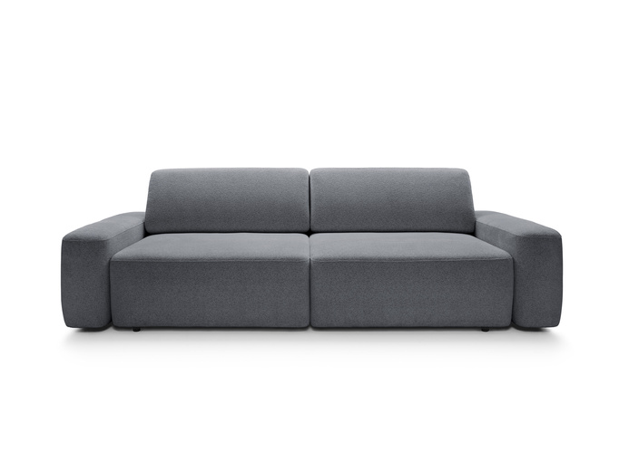 Sofa OLMI Raven 18 Grafitowa Ciemny Szary do salonu nowoczesna