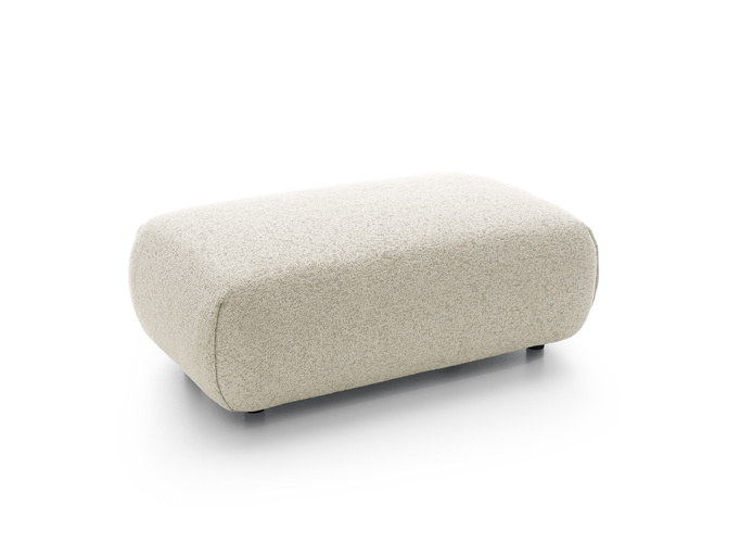 Pufa do narożnika VERNIO Puente 03 Jasny Beż Piaskowy plecionka z bawełną