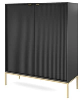 Czarny + Złote nóżki